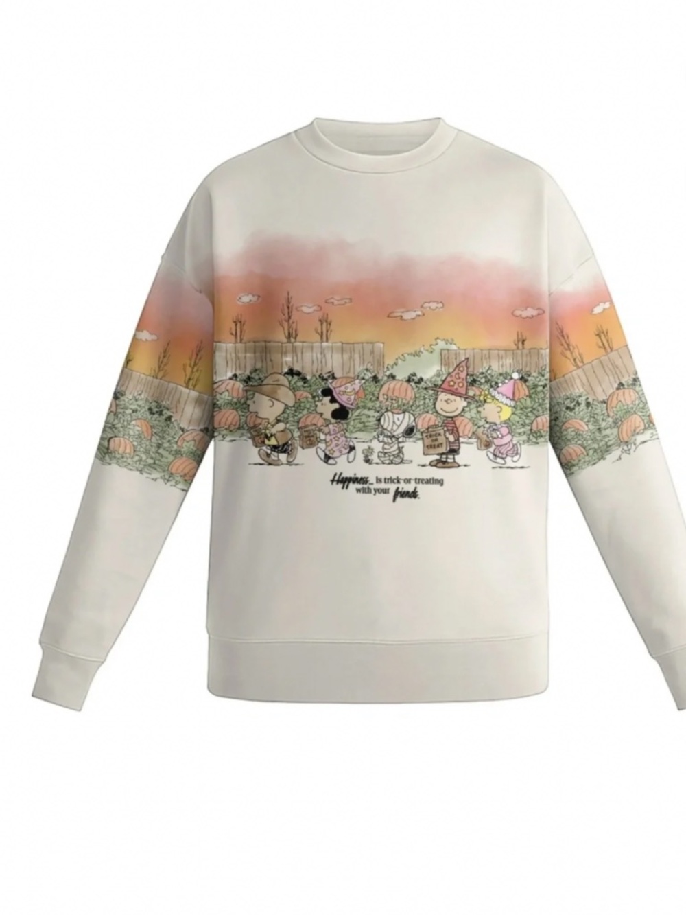 Peanuts Women’s Halloween Sweatshirt Size Medium NWT